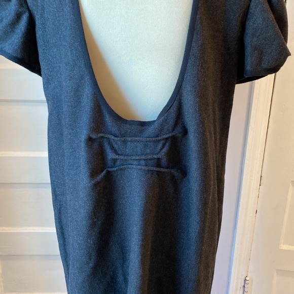 Les Filles d'Ailleurs Puff Sleeve Wool Dress, Size XL - Picture 9 of 15
